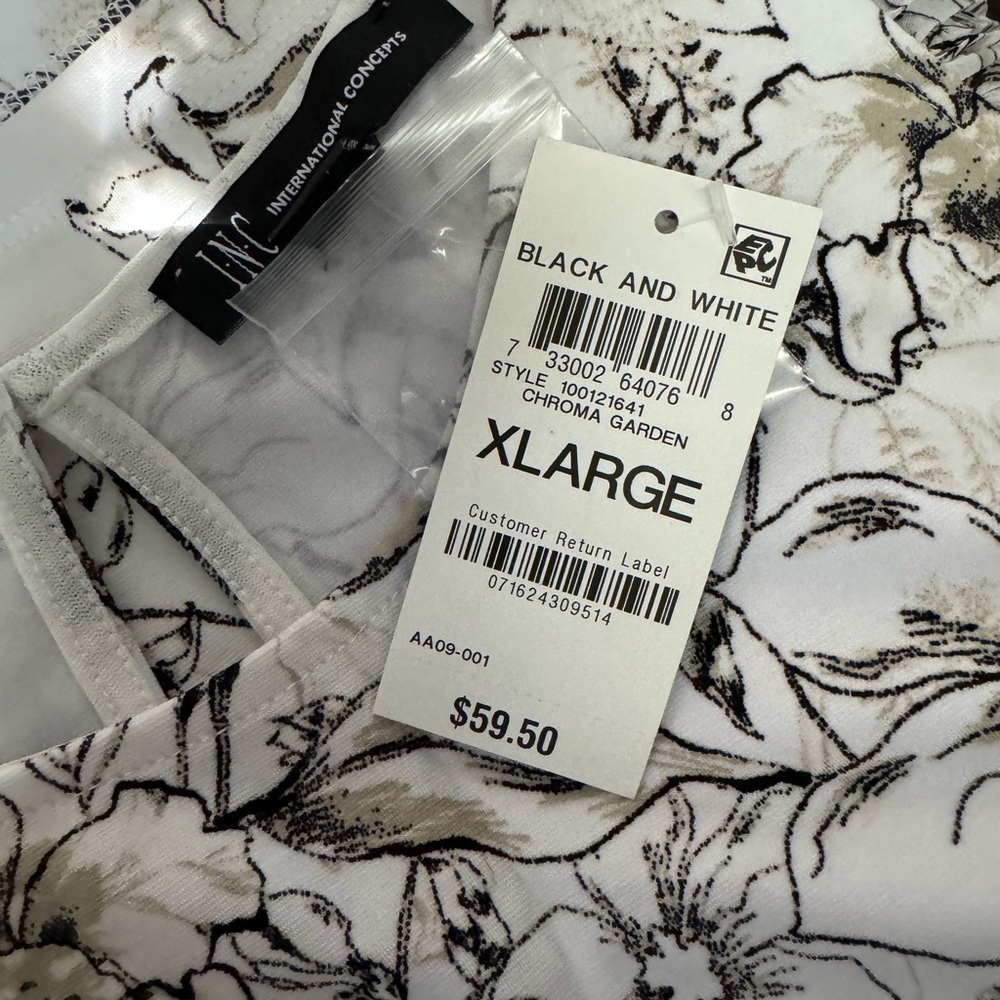 Short Set by INC Size XL top 12 Shorts - Picture 5 of 8